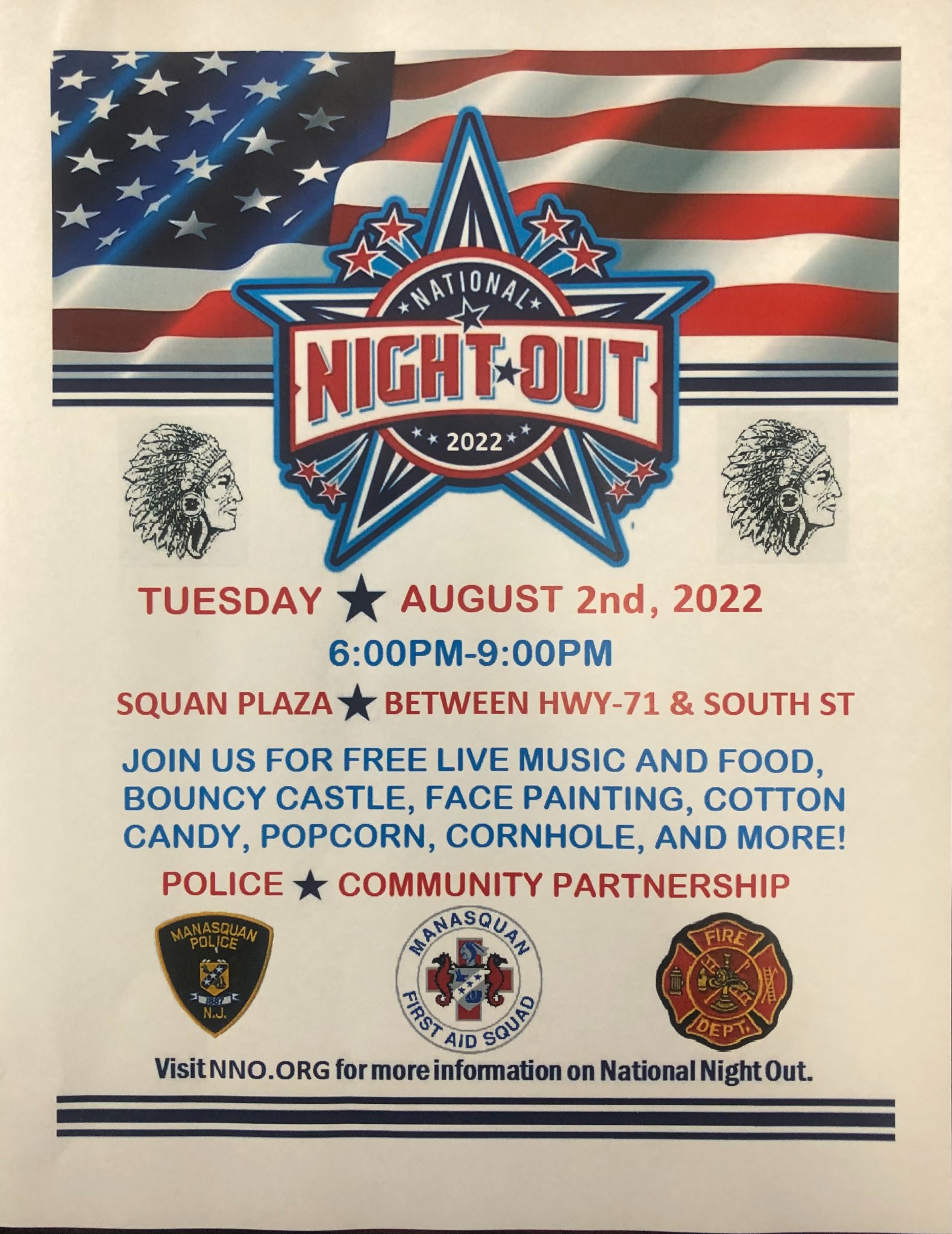 National Night Out in Manasquan 2022 NJ Carnivals