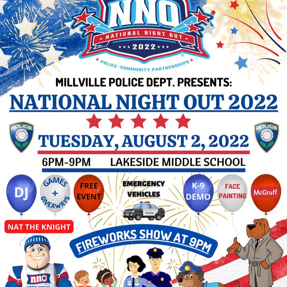 Millville’s National Night Out 2022 NJ Carnivals